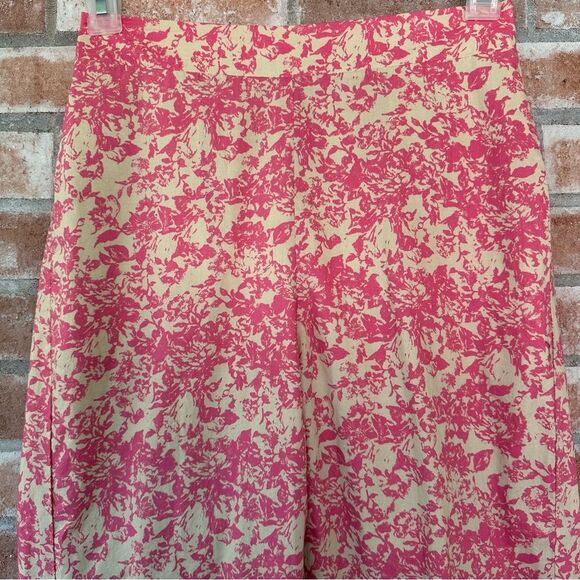 Lucy Paris Kinsey Pink Cream 100% Cotton Ankle Pants Women’s Small - Picture 4 of 11